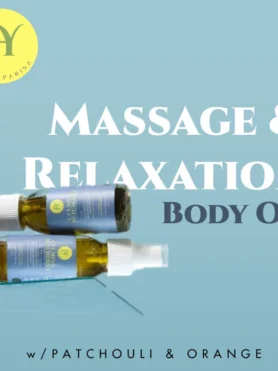 Calming Patchouli Massage & Relaxation Body Oil