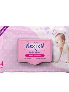Nexton Baby Wipes Extra Sensitive Alcohol Free 84 Pcs Pack