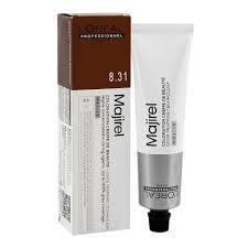 L'Oreal Professionnel Majirel Hair Colouring Cream, 8.31 Light Golden Ash Blond, 60ml
