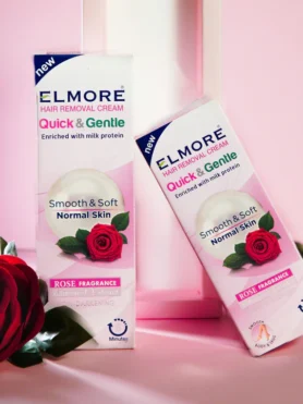 Elmore Hair Removal Cream Rose Fragrance