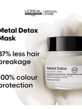 L'Oreal Professionnel Serie Expert Metal Detox Glicoamine + Ionene Professional Mask, 250ml